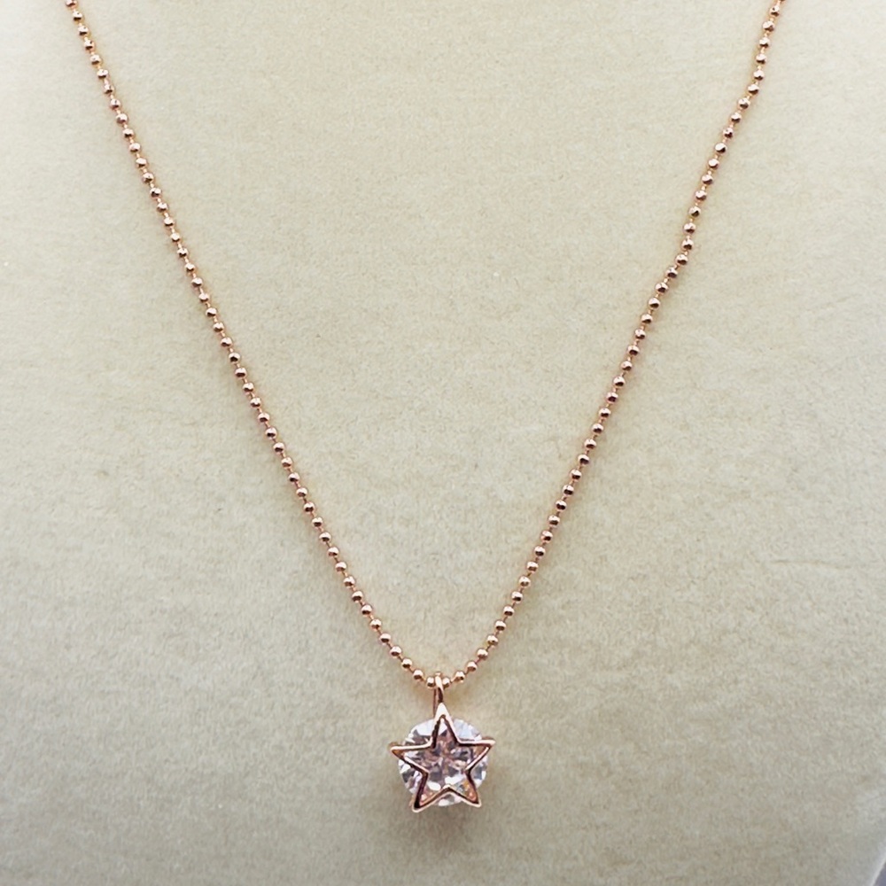 Kate Spade Rose Gold Star Necklace